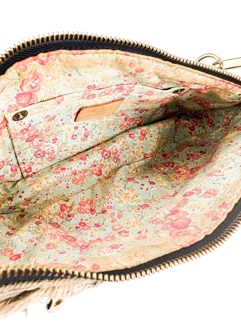 Louis Vuitton Blue Denim Pouchy Patchwork Shoulder Bag
