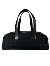 Chanel Black Nylon New Travel Line Boston Bag
