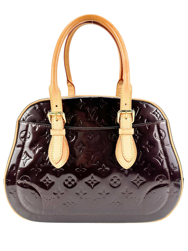 Louis Vuitton Amarante Vernis Leather Summit Drive Bag