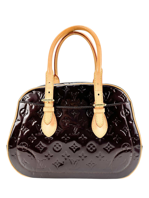 Louis Vuitton Amarante Vernis Leather Summit Drive Bag