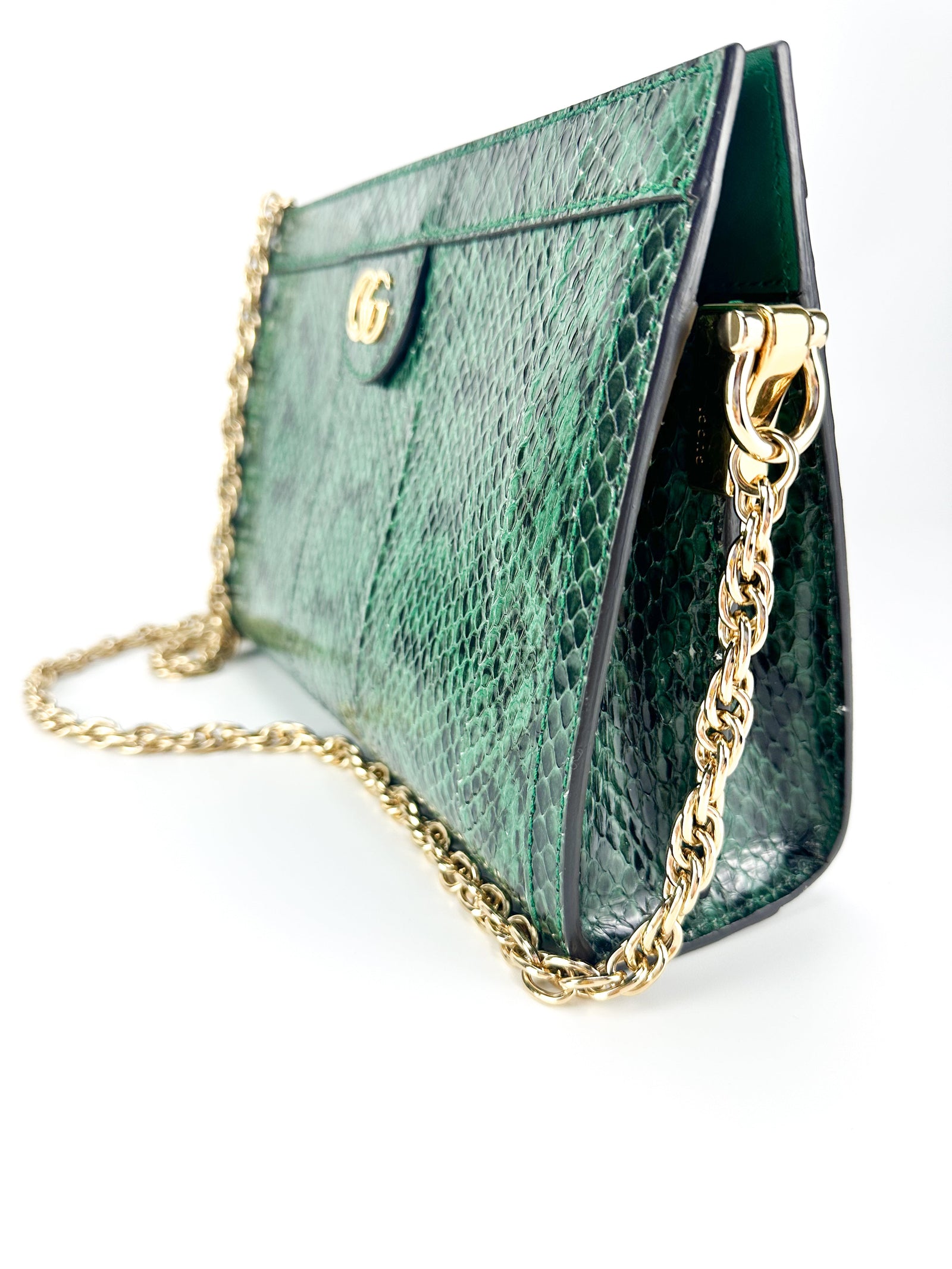 Gucci Green Python Small Ophidia Bag – Season Consign
