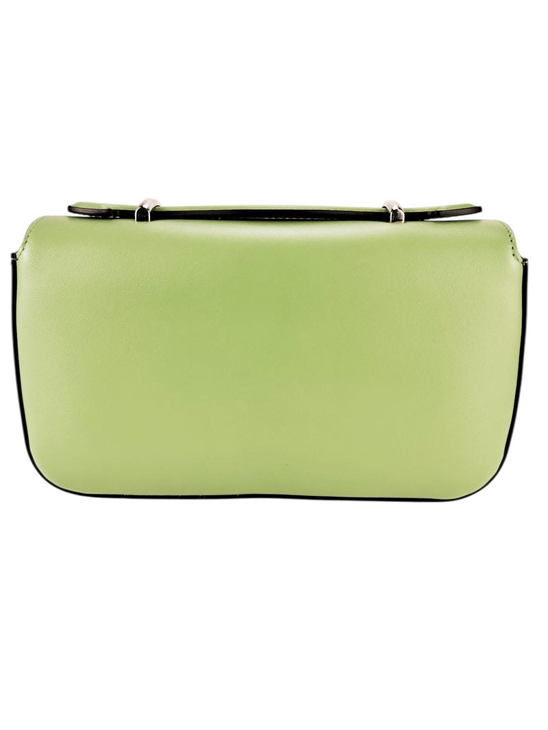 Gucci Calfskin Soft Green Petite GG Shoulder Bag Mini
