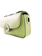 Gucci Calfskin Soft Green Petite GG Shoulder Bag Mini