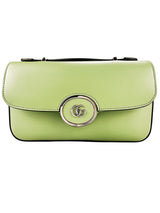 Gucci Calfskin Soft Green Petite GG Shoulder Bag Mini