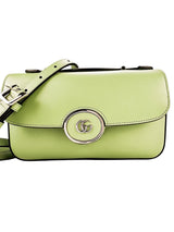 Gucci Calfskin Soft Green Petite GG Shoulder Bag Mini