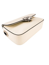 Gucci Calfskin Cream Petite GG Shoulder Bag Mini