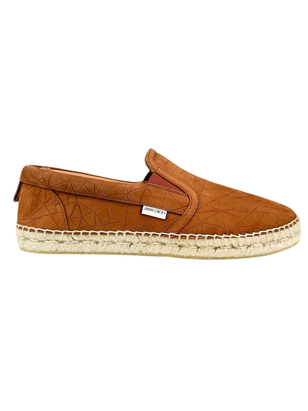 Jimmy Choo Brown Leather Espadrille Vlad