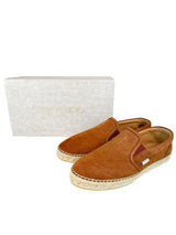 Jimmy Choo Brown Leather Espadrille Vlad