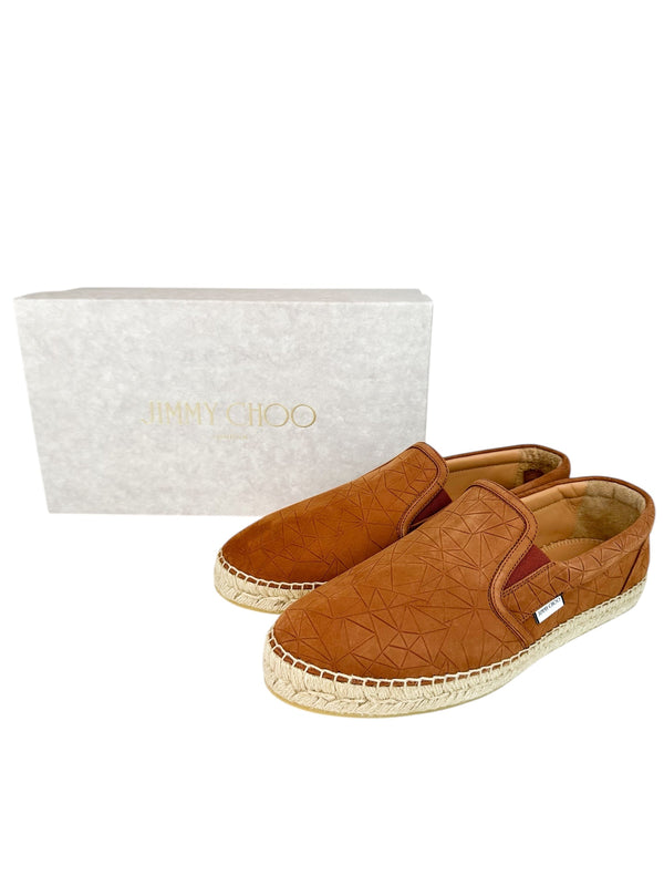 Jimmy Choo Brown Leather Espadrille Vlad