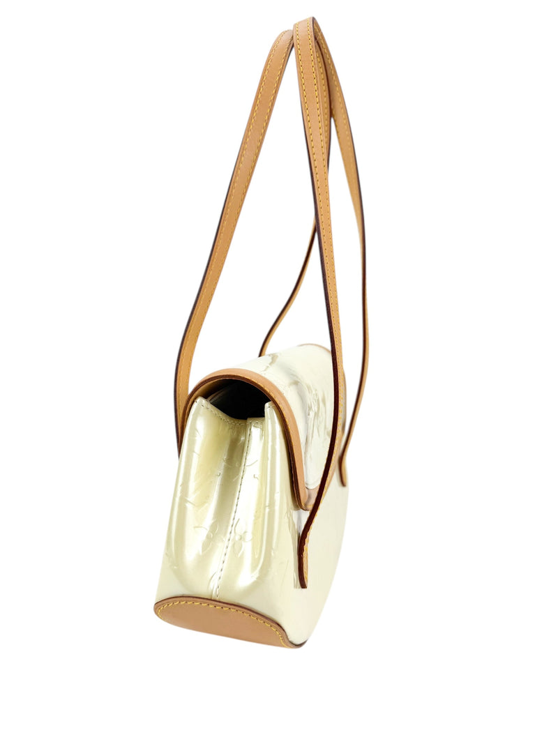 Louis Vuitton Perle Vernis Leather Biscayne Bay Bag
