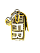 Fendi Fragment Yellow Canvas Baugette
