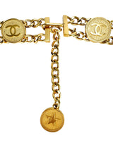 Chanel Gold Tone Star Chain Belt
