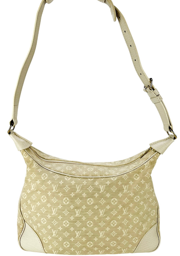 Louis Vuitton Ivory Canvas Mini Lin Boulonge Shoulder Bag