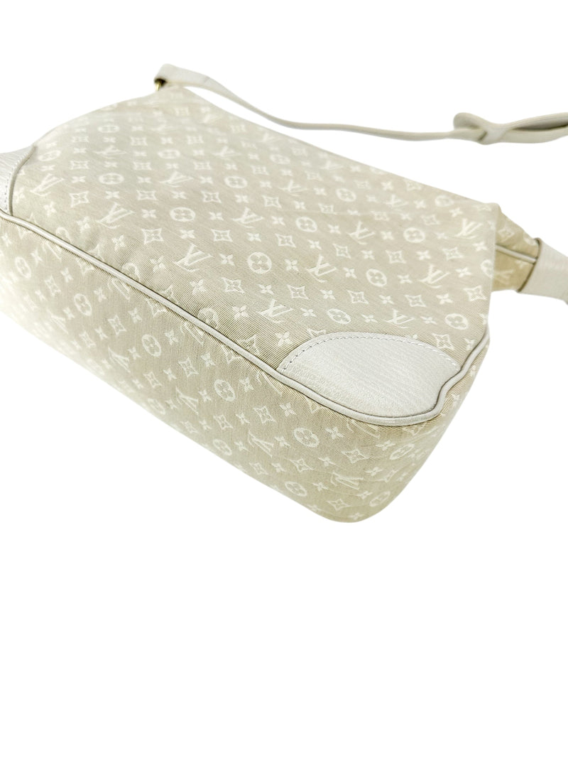 Louis Vuitton Ivory Canvas Mini Lin Boulonge Shoulder Bag