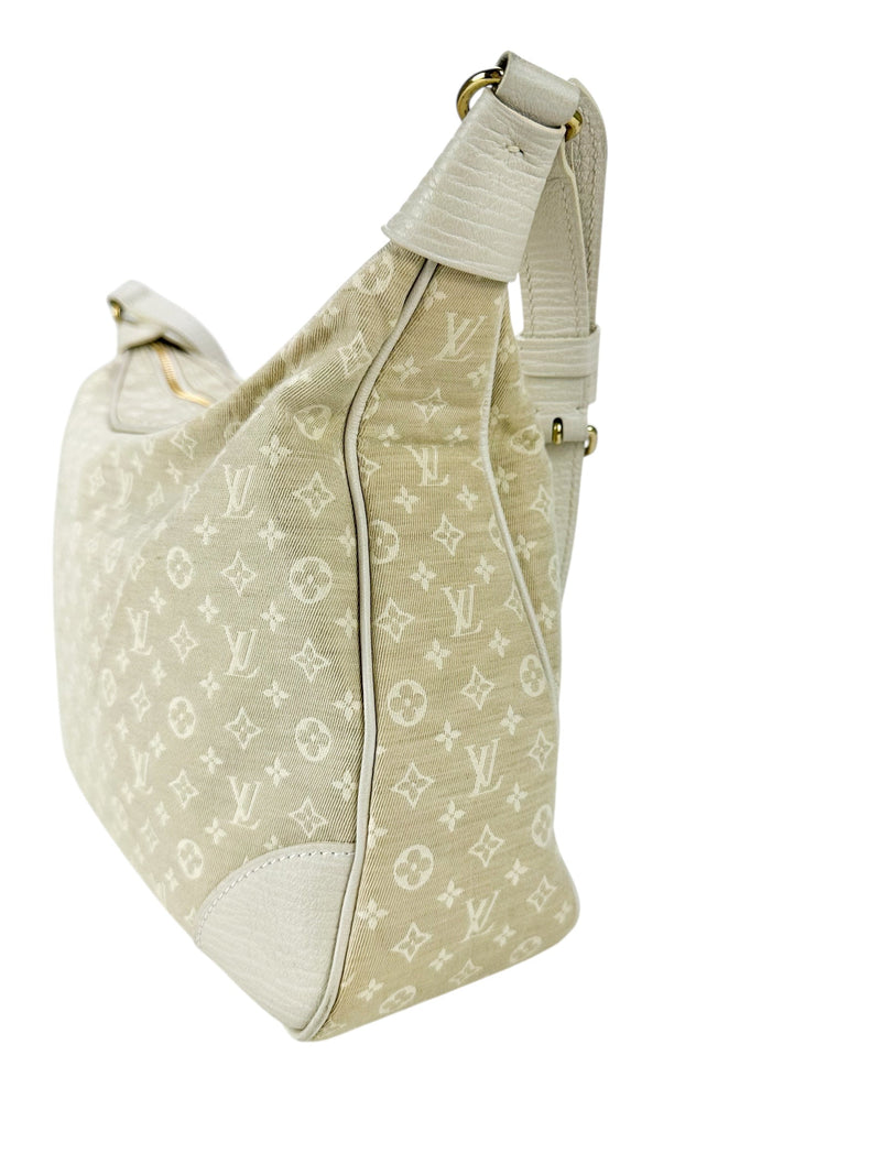 Louis Vuitton Ivory Canvas Mini Lin Boulonge Shoulder Bag