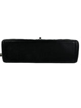Chanel Black Quilted Caviar Classic Double Flap Bag Maxi