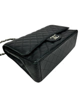 Chanel Black Quilted Caviar Classic Double Flap Bag Maxi