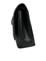 Chanel Black Quilted Caviar Classic Double Flap Bag Maxi