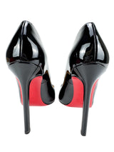 Christian Louboutin Black Patent Leather Pigalle SZ 38