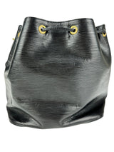 Louis Vuitton Black Epi Leather Bucket Bag