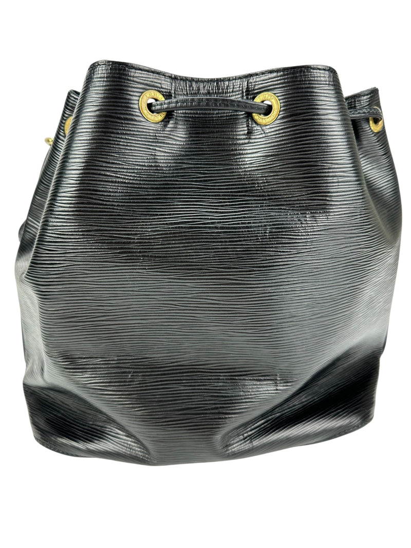 Louis Vuitton Black Epi Leather Bucket Bag