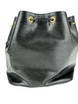 Louis Vuitton Black Epi Leather Bucket Bag
