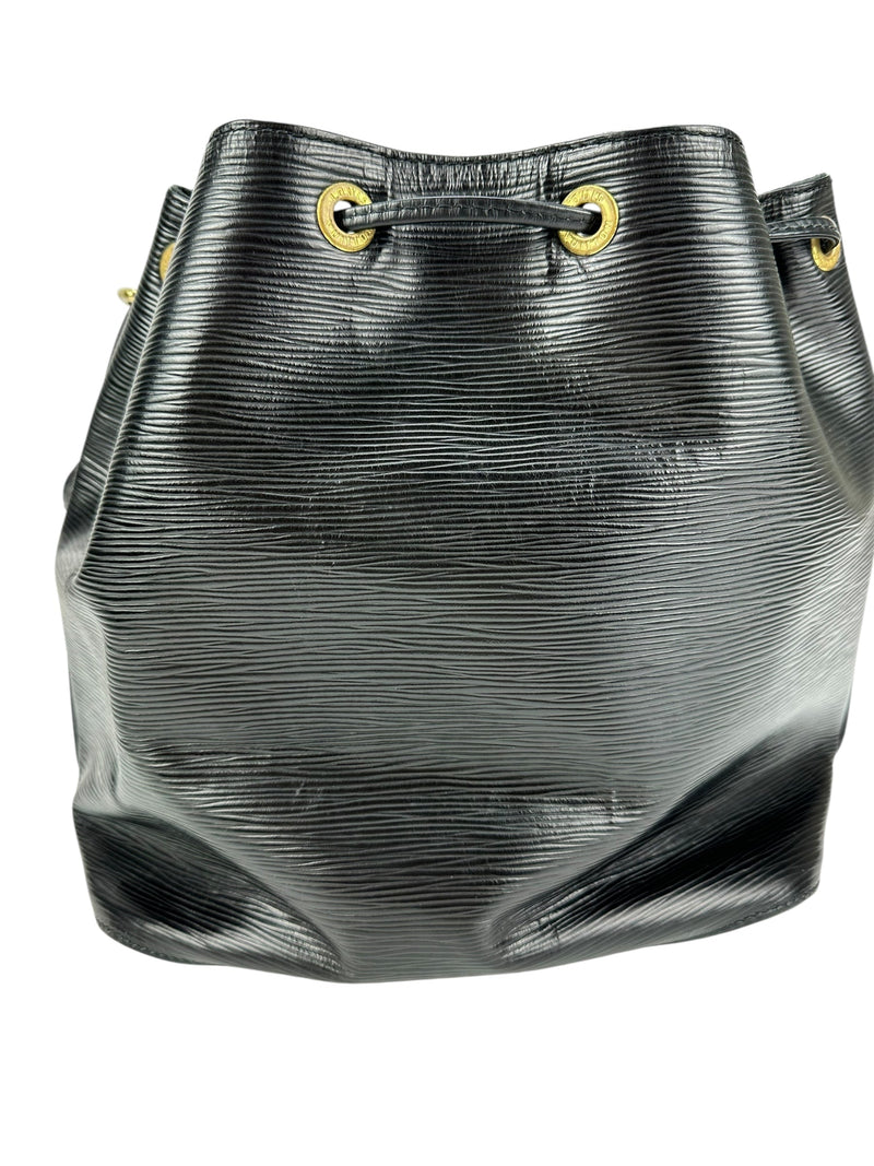 Louis Vuitton Black Epi Leather Bucket Bag