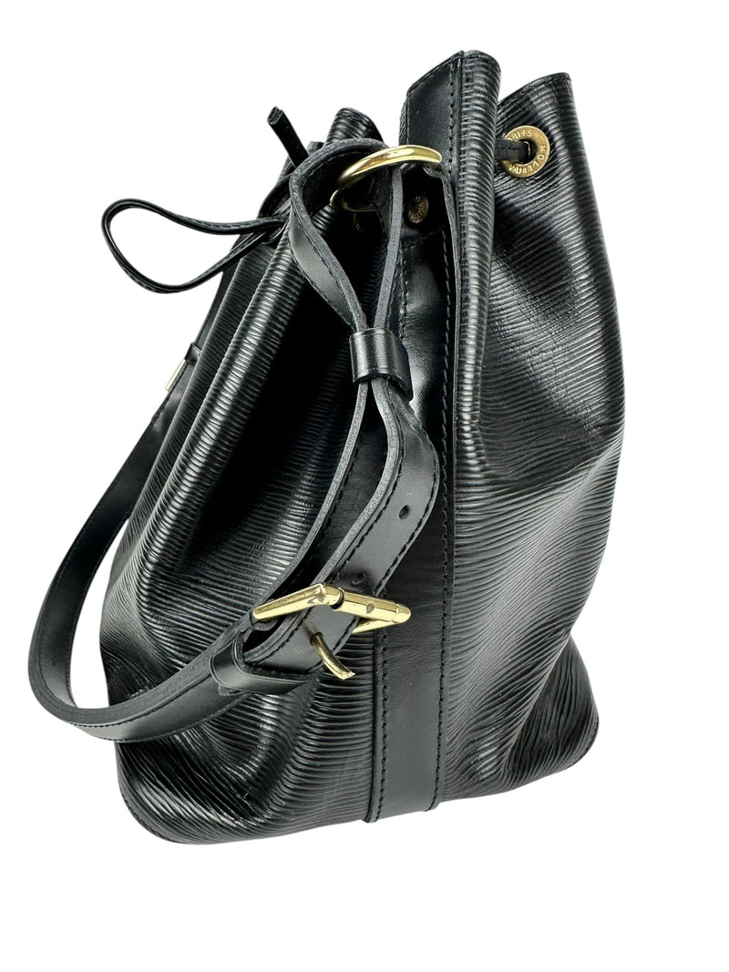 Louis Vuitton Black Epi Leather Bucket Bag