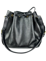 Louis Vuitton Black Epi Leather Bucket Bag