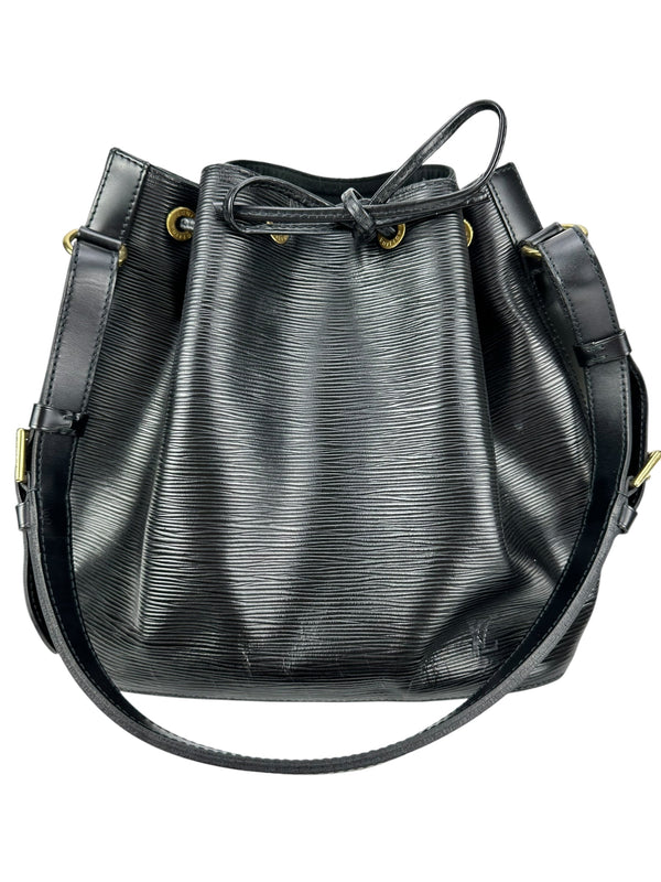 Louis Vuitton Black Epi Leather Bucket Bag