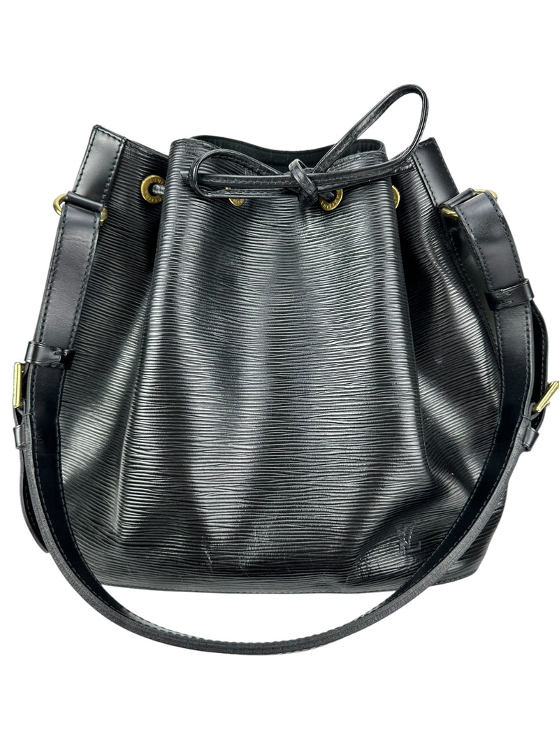 Louis Vuitton Black Epi Leather Bucket Bag