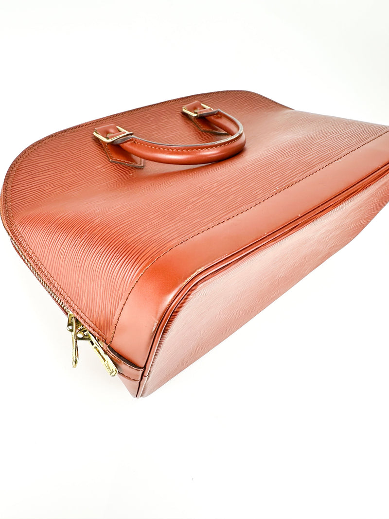 Louis Vuitton Cipango Gold Epi Leather Alma