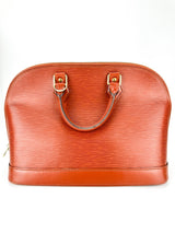 Louis Vuitton Cipango Gold Epi Leather Alma