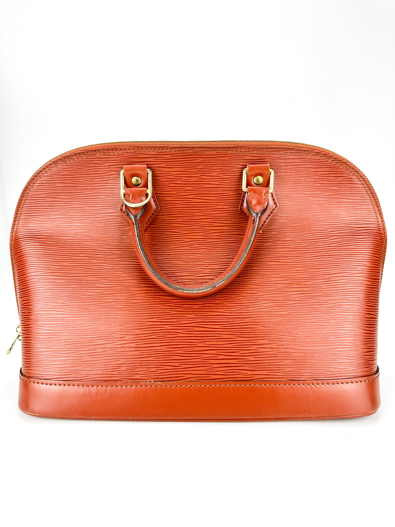 Louis Vuitton Cipango Gold Epi Leather Alma