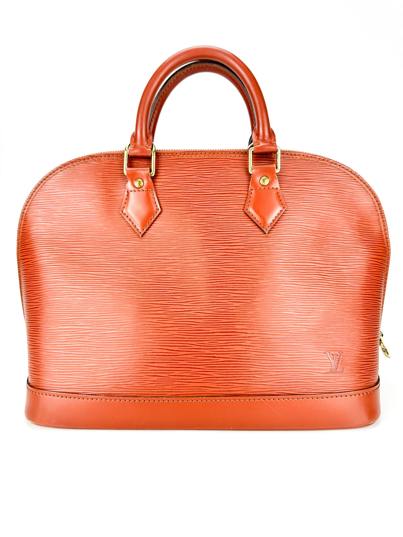 Louis Vuitton Cipango Gold Epi Leather Alma