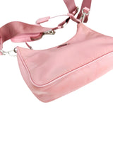 Prada Pink Nylon Re-Edition Bag