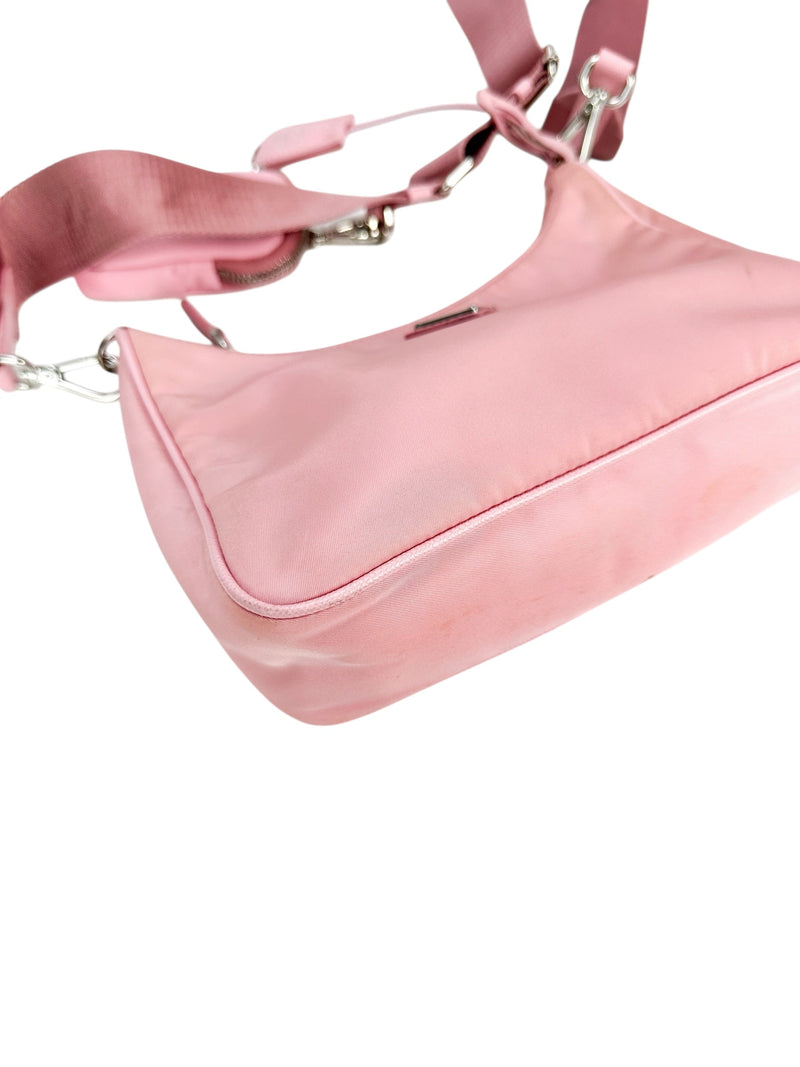 Prada Pink Nylon Re-Edition Bag