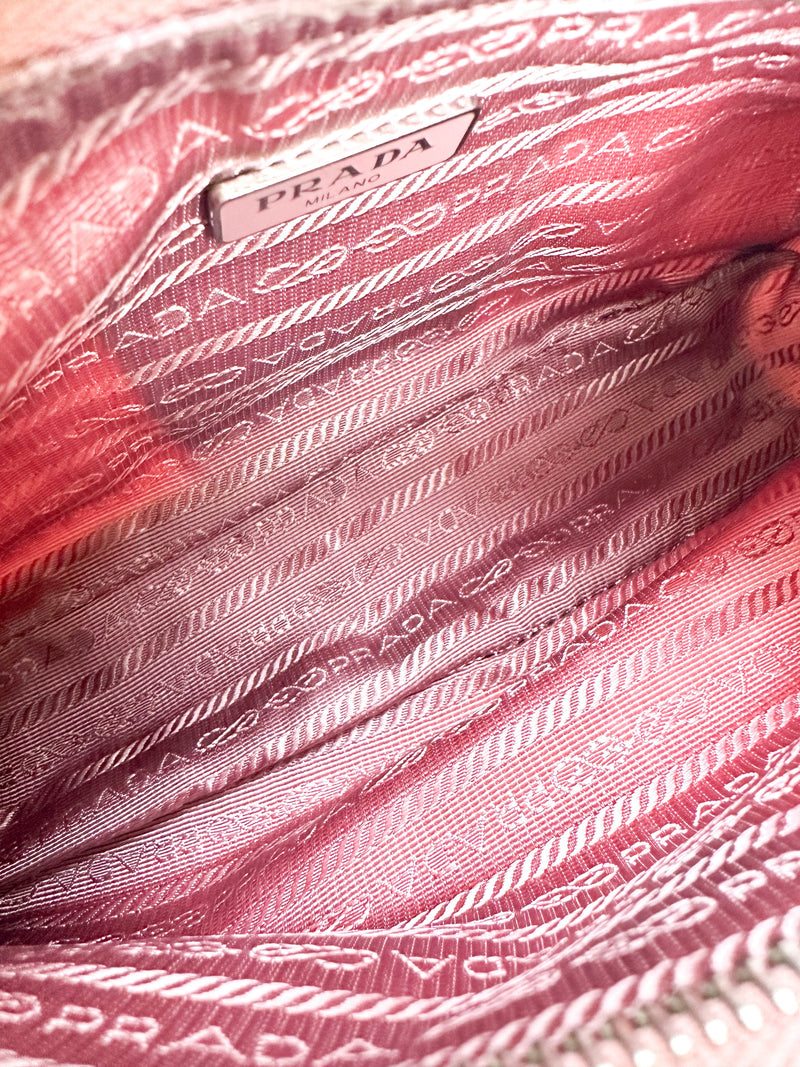 Prada Pink Nylon Re-Edition Bag