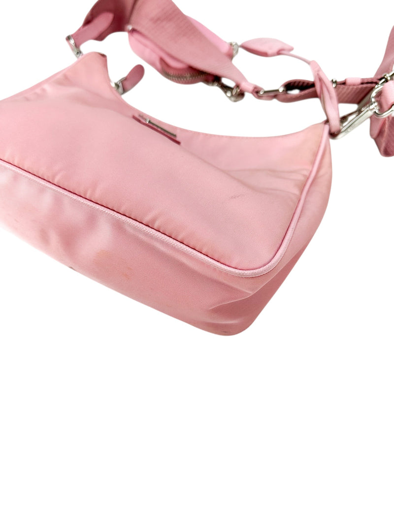 Prada Pink Nylon Re-Edition Bag