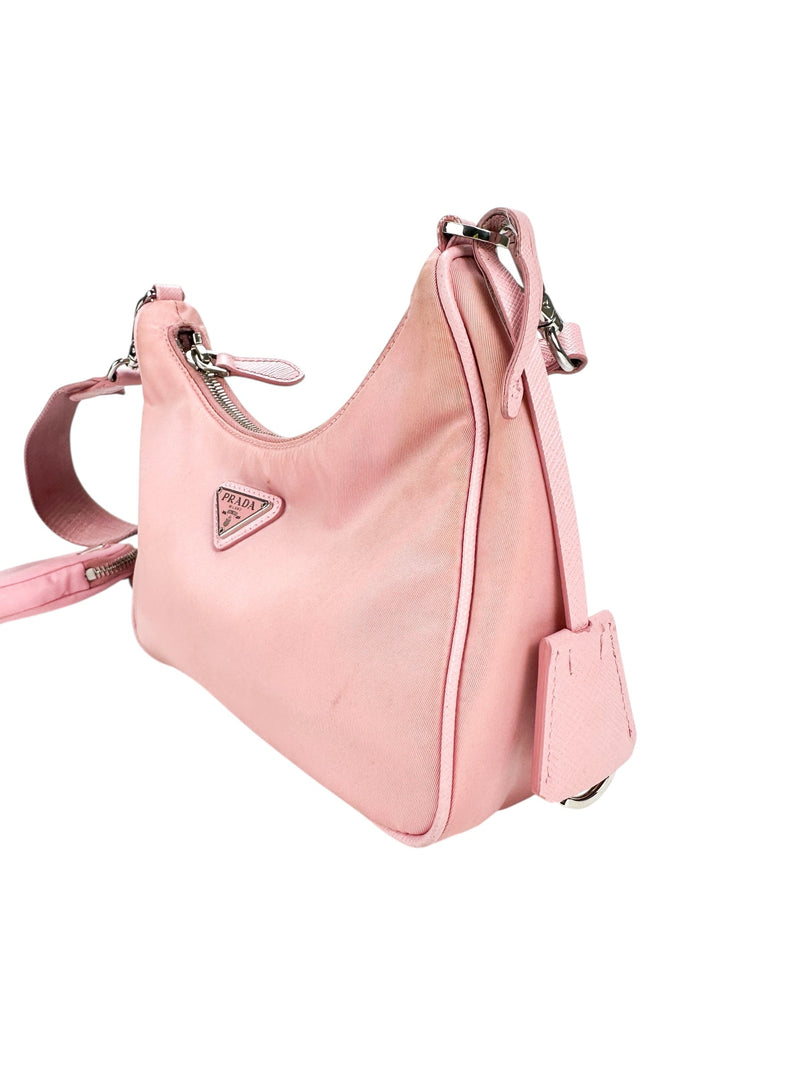 Prada Pink Nylon Re-Edition Bag