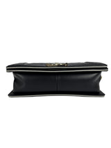 Chanel Black Lambskin Top Handle Boy Bag Medium
