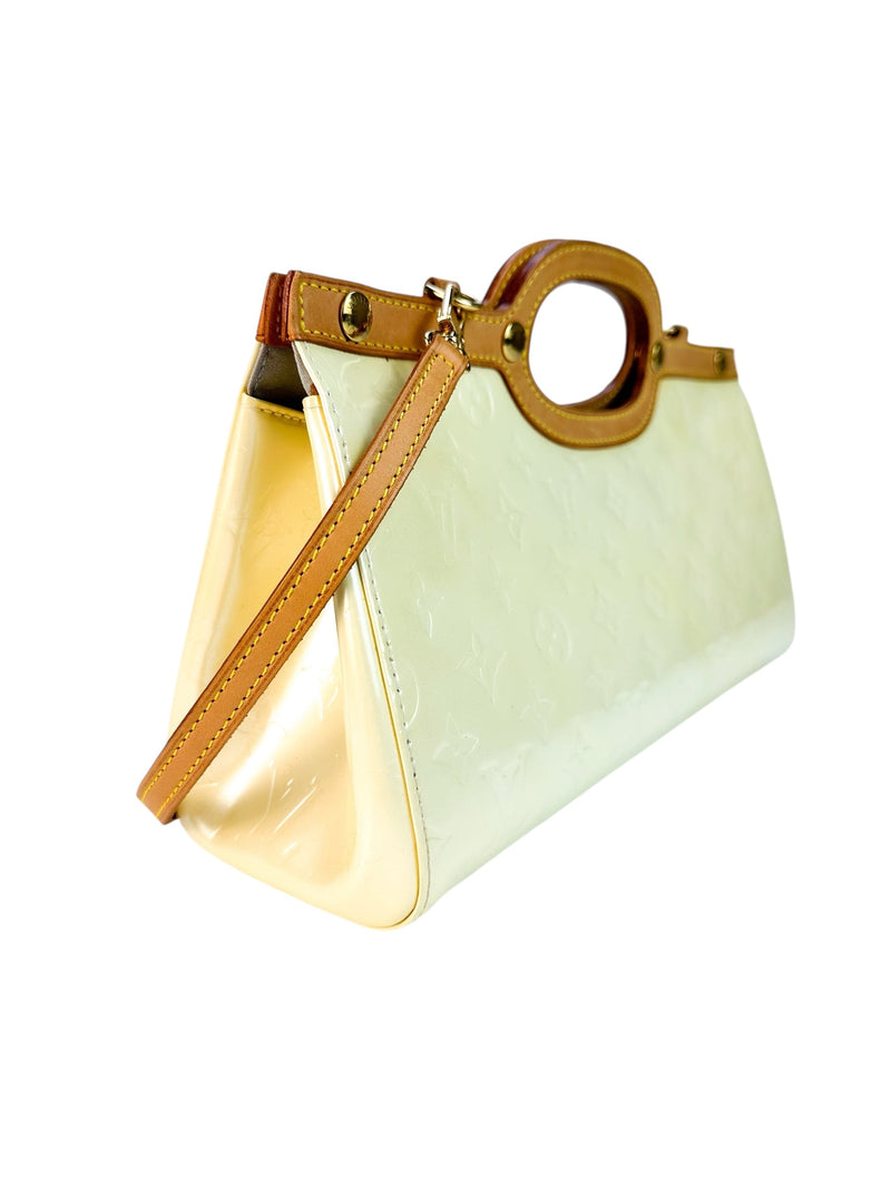 Louis Vuitton Perle Vernis Leather Roxbury Drive Handbag