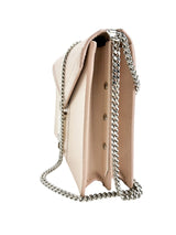 Saint Laurent Pink Pebbled Leather Cassandra