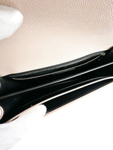 Saint Laurent Pink Pebbled Leather Cassandra