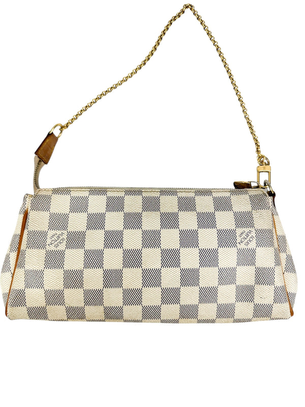 Louis Vuitton Daimer Azur Coated Canvas Eva Bag