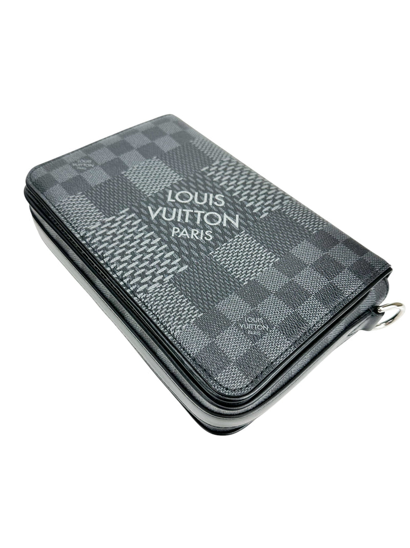 Louis Vuitton Damier Graphite Coated Canvas Studio Messenger 3D Bag