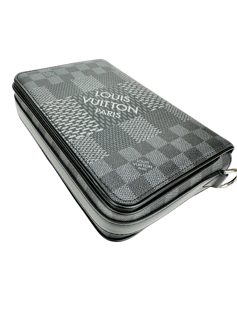 Louis Vuitton Damier Graphite Coated Canvas Studio Messenger 3D Bag