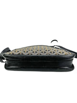Goyard Brown Canvas Black Leather Goyard Crossbody