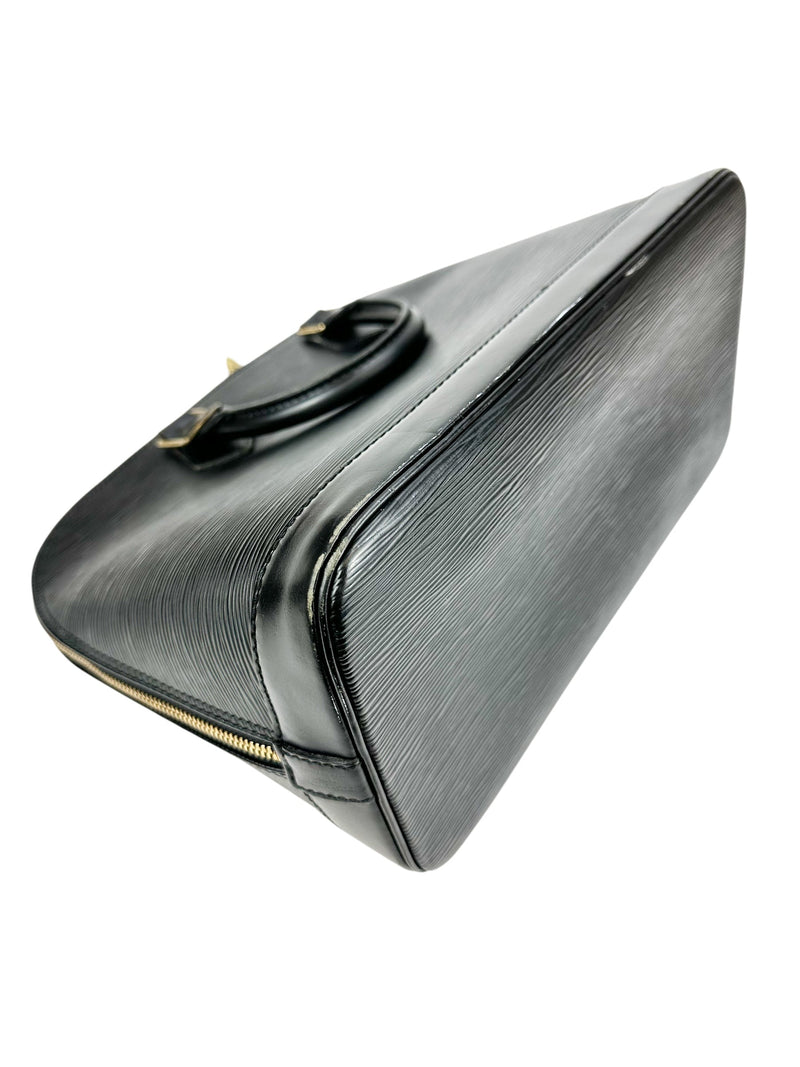 Louis Vuitton Vintage Black Epi Leather Alma PM