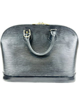 Louis Vuitton Vintage Black Epi Leather Alma PM
